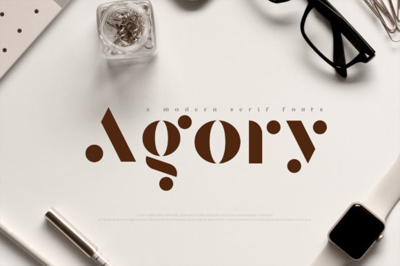 Agory: A Bold Display Font for Creative Projects