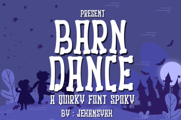 Barn Dance Font: A Creative Display