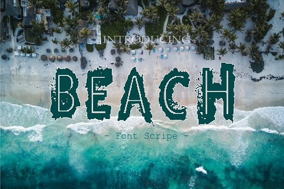 Beach: A Bold Display Font