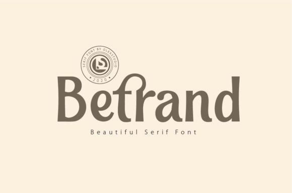 Betrand: A Stylish Display Font