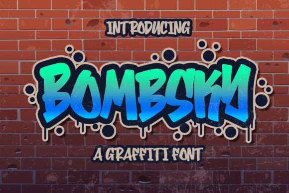 Bombsky: A Bold Display Font for Creative Impact