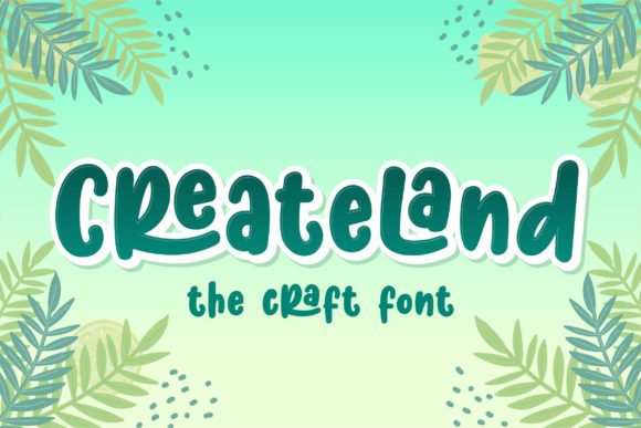 Createland Font: Bold and Versatile