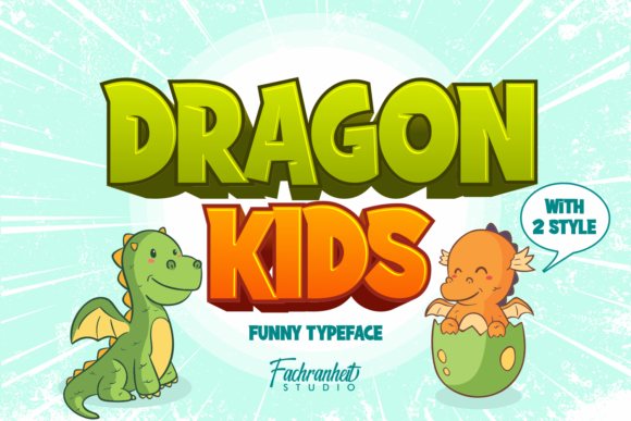 Dragon Kids Font for Web Design
