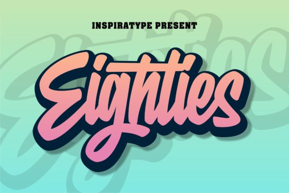 Eighties Font: Retro Style for Craft Creators