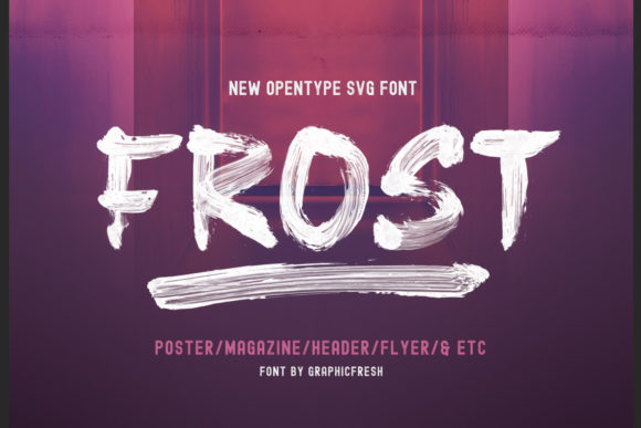 Frost: A Bold Font for Business Branding