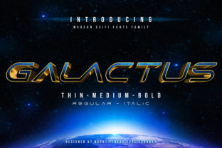 Galactus: A Futuristic Font for Bold Campaigns