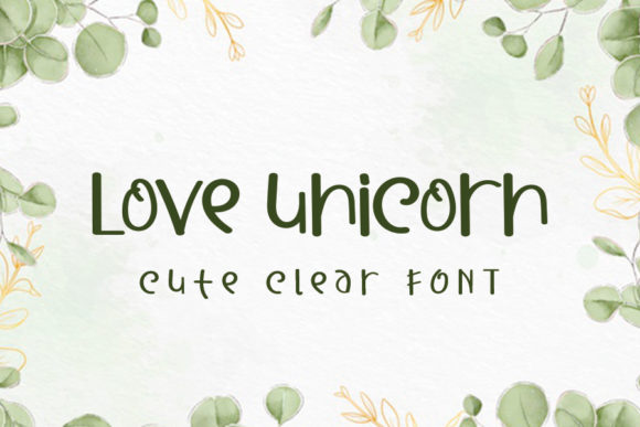 Love Unicorn Font Review