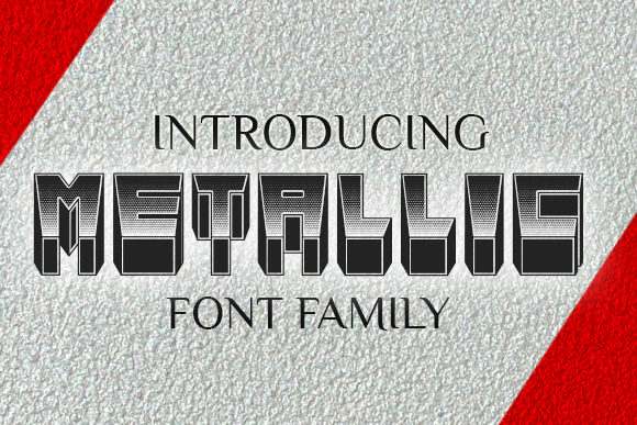 Metallic: A Bold Font for Business Branding