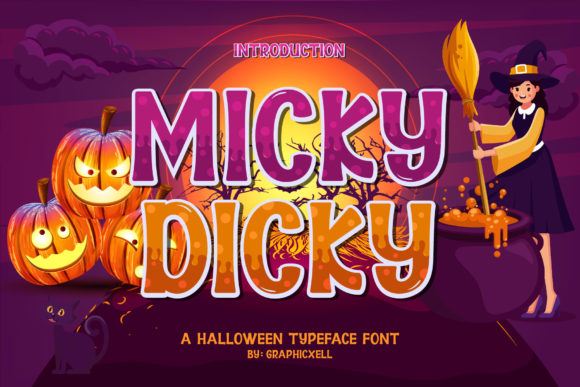 Micky Dicky: A Bold Display Font