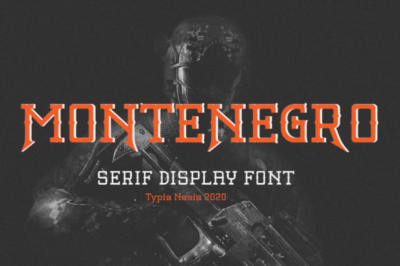 Montenegro: A Bold Typeface for Creative Projects