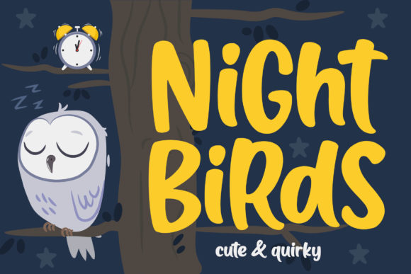 Night Birds Font: A Creative Choice
