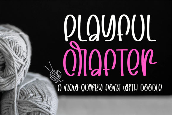 Playful Crafter: A Joyful Display Font