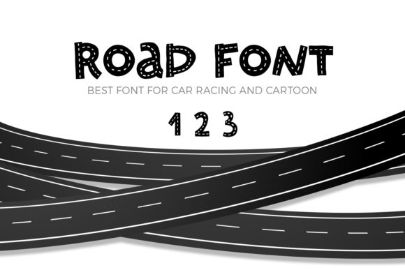 Road: A Dazzling Display Font