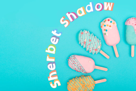 Sherbet Shadow Duo Font for Impactful Design
