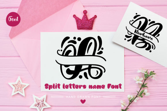 Split Letter Name: A Creative Display Font