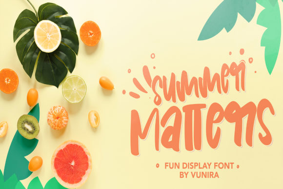 Summer Matters Font for Bold Campaigns