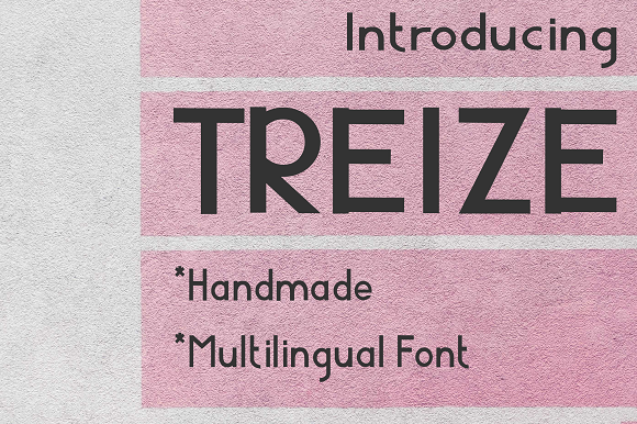 Treize: Bold Typography for Impact